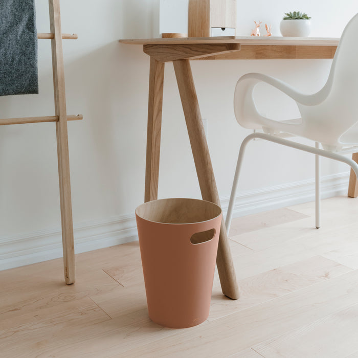 Umbra Woodrow Trash Can 7.5L - Bathroom Trash Cans