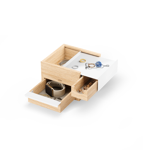 Umbra Stowit Mini Storage Box - Natural - Accessory Organizer