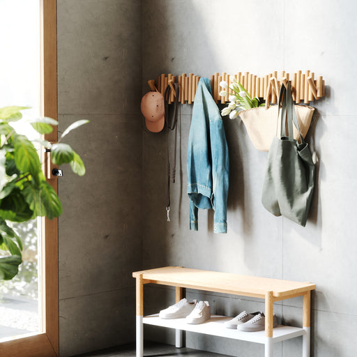 Umbra Picket 5 Wall Hook - Wall-Mount Coat Rack