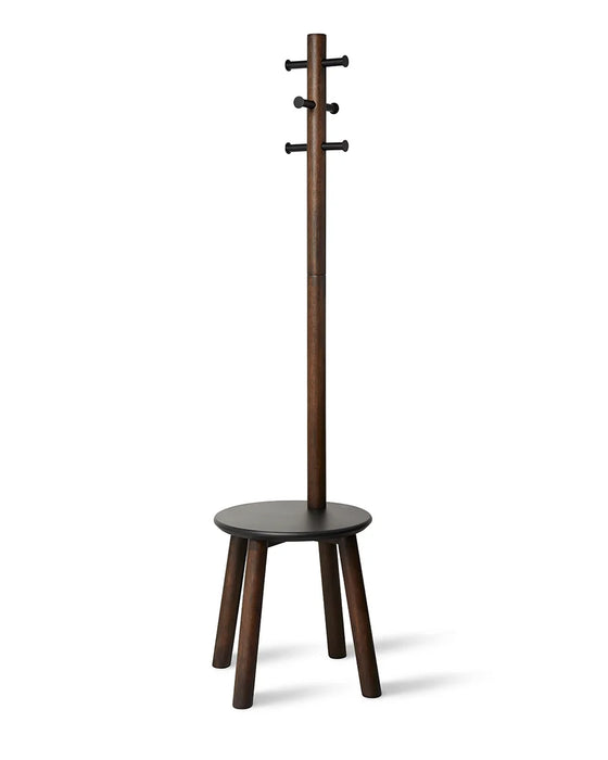 Pillar Coat Rack & Stool