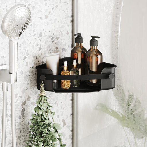Umbra Flex Adhesive Corner Bin - Shower Caddies & Storage