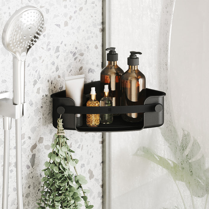 Umbra Flex Adhesive Corner Bin - Shower Caddies & Storage