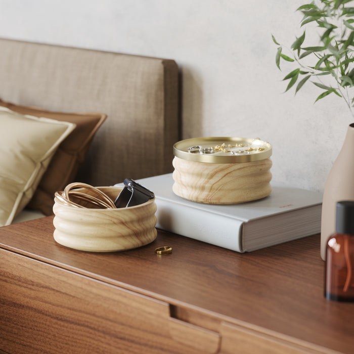 Umbra Tesora Wood Storage Box - Accessory Organizer