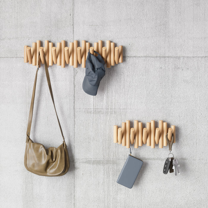 Umbra Picket 8 Wall Hook - Wall-Mount Coat Rack