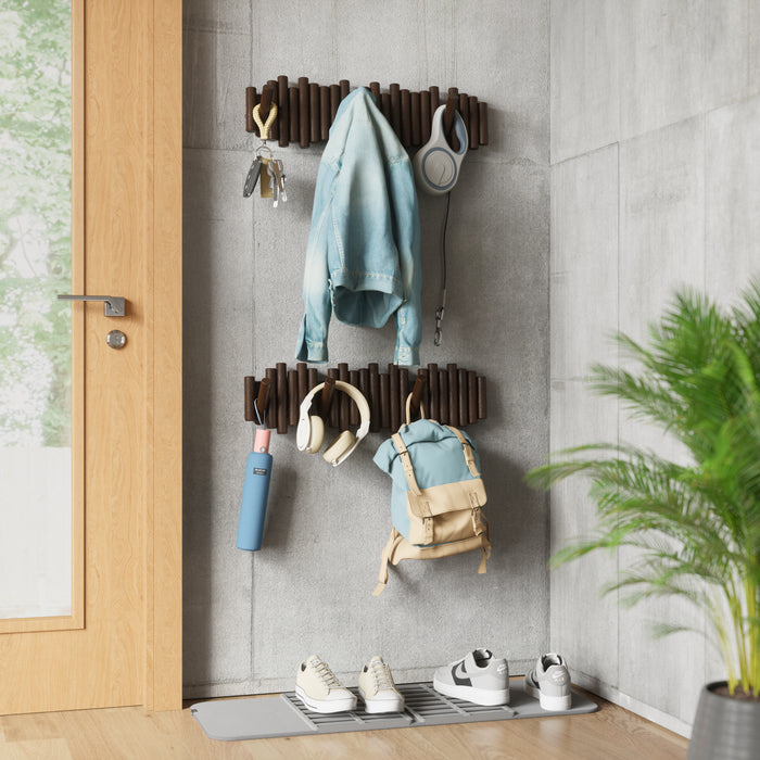 Umbra Picket 8 Wall Hook - Wall-Mount Coat Rack