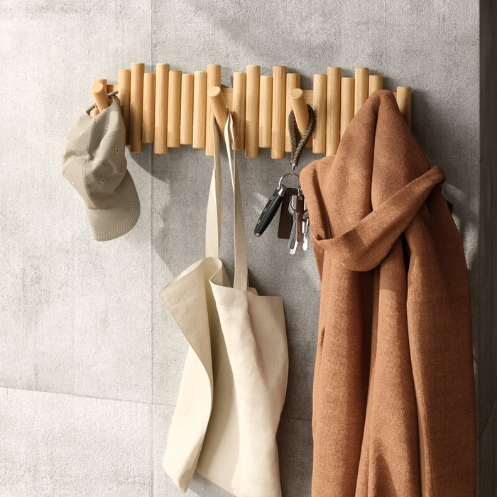 Umbra Picket 8 Wall Hook - Wall-Mount Coat Rack