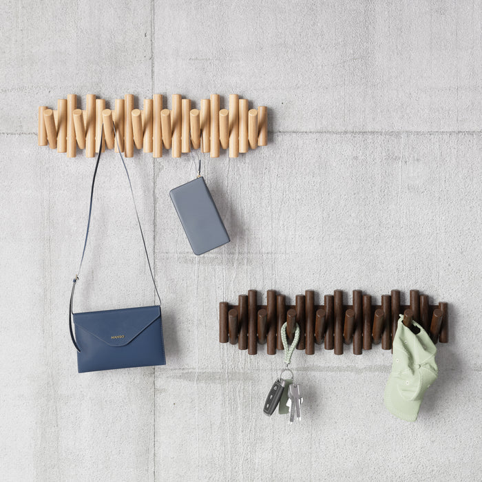 Umbra Picket 8 Wall Hook - Wall-Mount Coat Rack