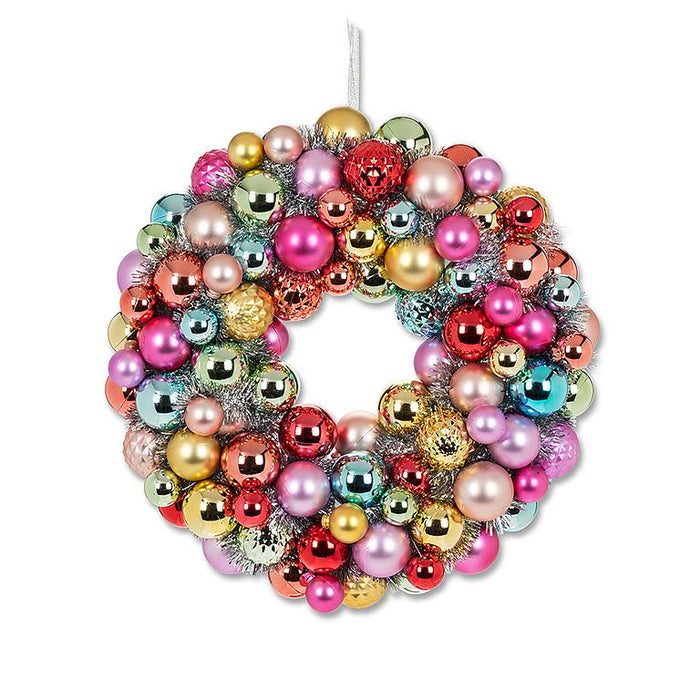 Bright Ball Ornament Wreath