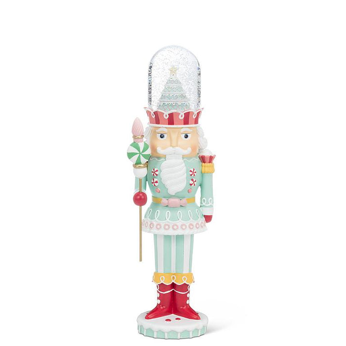 Candy Soldier with Snow Globe
