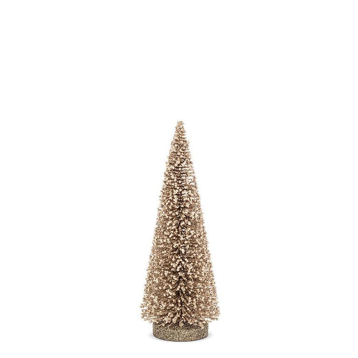 Gold Glitter Brush Tree- Small