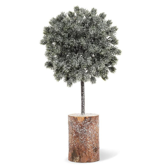 Glitter Pine Topiary Tree- Large