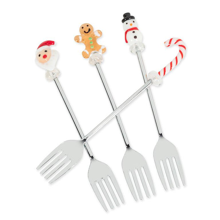 Holiday Icon Cocktail Forks – Set of 4