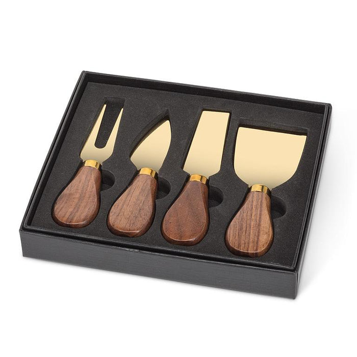 Walnut Handled Cheese Knives – Set of 4