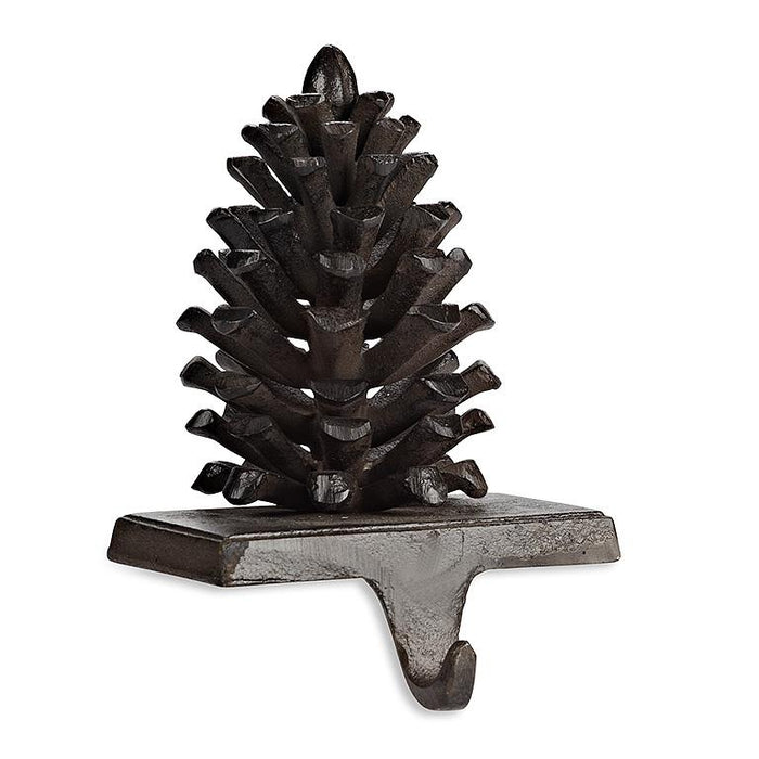 Cast Iron Pinecone Stocking Holder