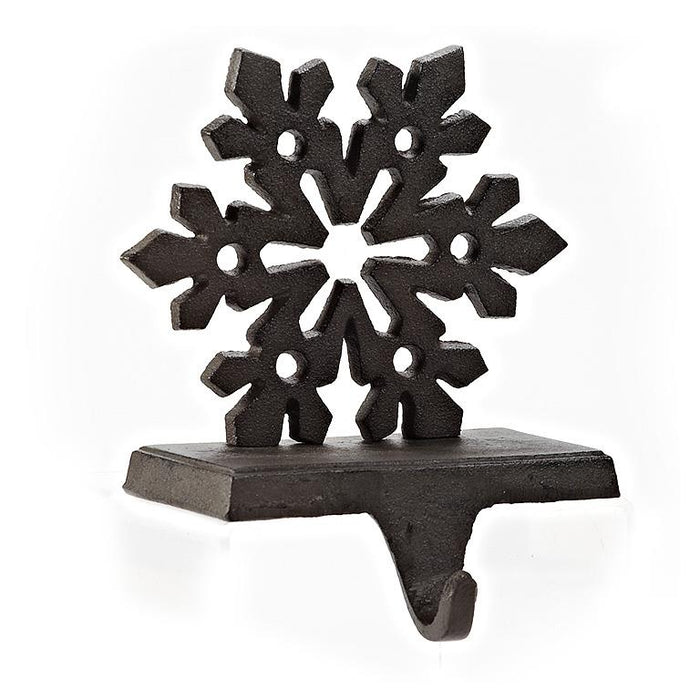 Cast Iron Snowflake Stocking Holder