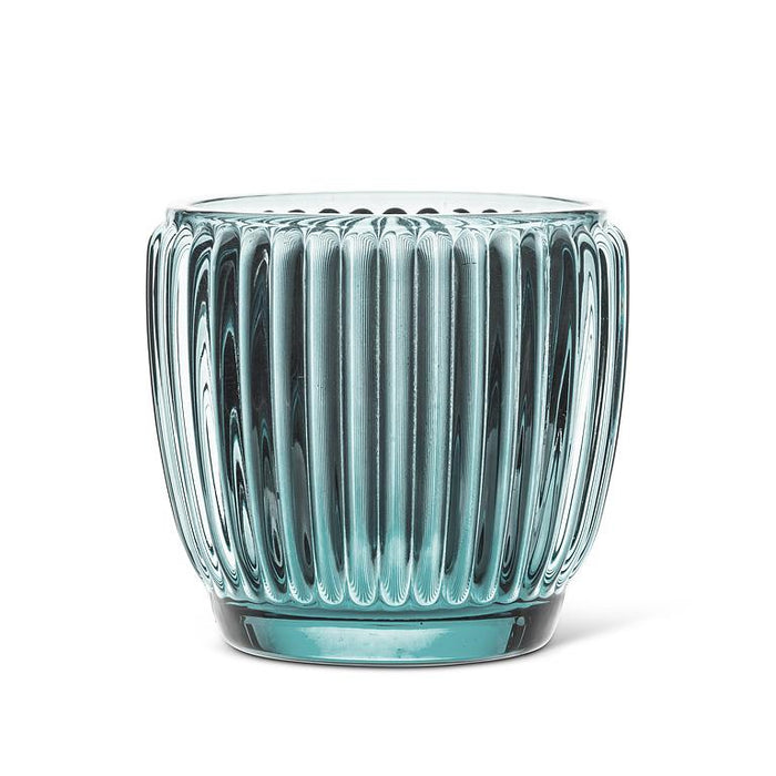 Ribbed Glass Votive