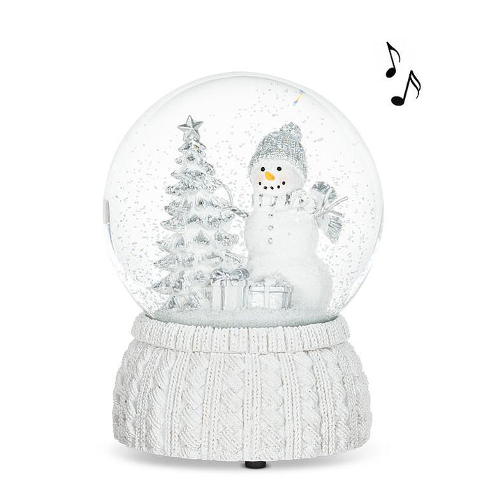 Musical Snowman Snow Globe