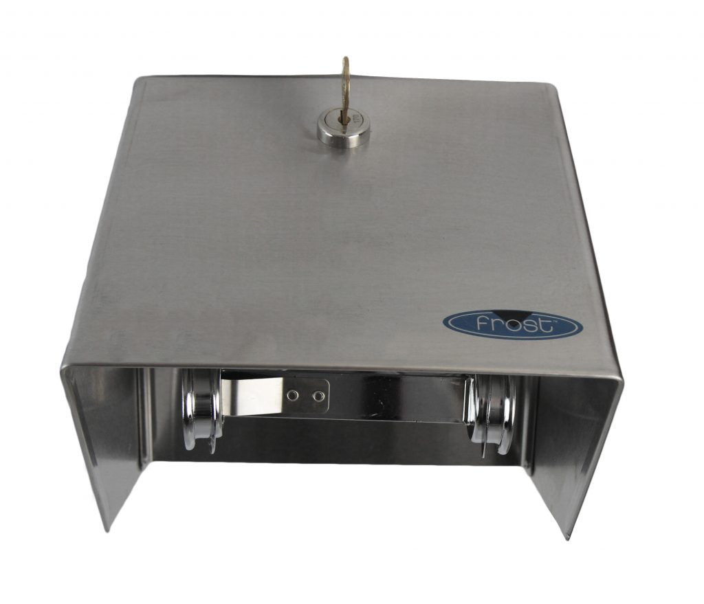 Frost 156-S Toilet Roll Tissue Dispenser with Hood