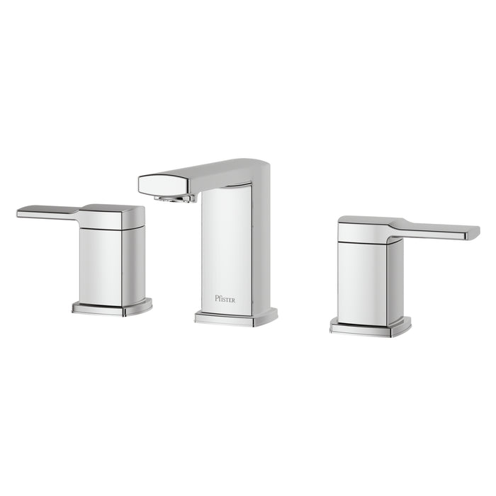 Deckard 2-Handle 8’’ Widespread Bathroom Faucet - Polished Chrome - Widespread