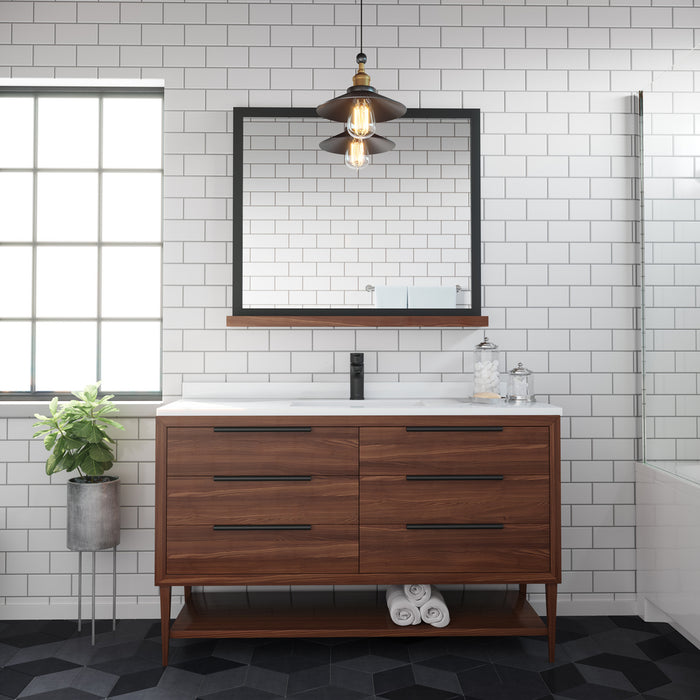 Pfirst Modern Single Control Bathroom Faucet - Single Handle