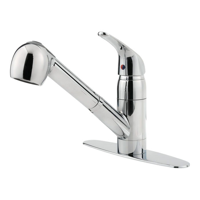 Pfirst Series 1-Handle Pull-Out Kitchen Faucet - Polished Chrome - Pull-Out
