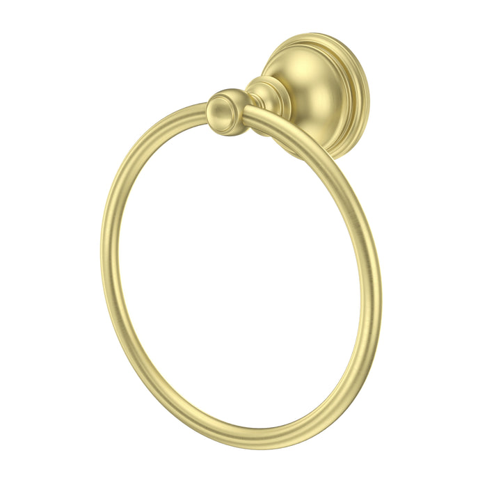 Tisbury Towel Ring - Brushed Gold - Towel Ring