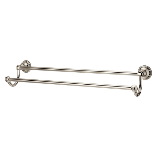 Tisbury 24-inch Double Towel Bar - Polished Nickel - Towel Bar