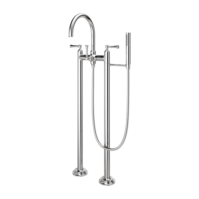 Tisbury Free-Standing Tub Filler - Polished Chrome - Tub Filler