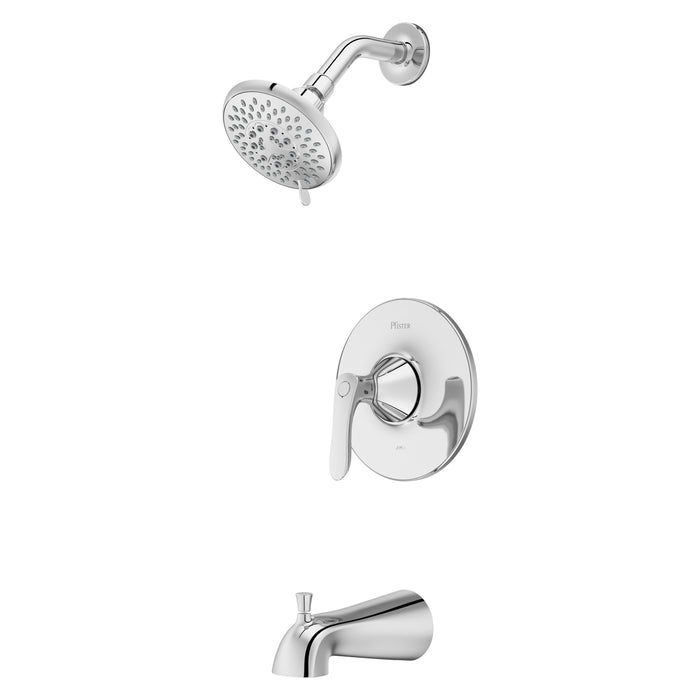 Weller 1-Handle Tub & Shower Trim - Polished Chrome - Tub & Shower Trim