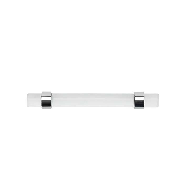 0206 Modern Glass and Metal Pull - 5’’ - Cabinet Pull