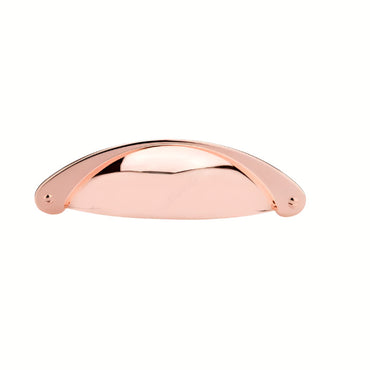 8233 Traditional Metal Cup Pull - Polished Copper / 4’’ - Cup Pull