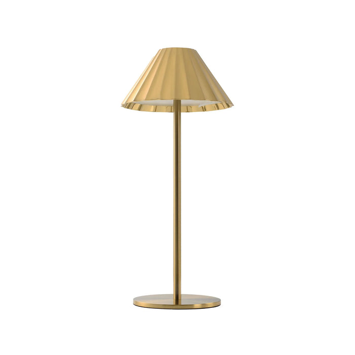 Ginevra LED Cordless Table Lamp – Gold Plated Finish