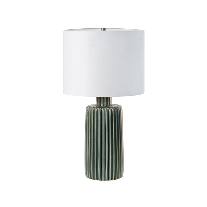Roza Table Lamp – Olive Crackle
