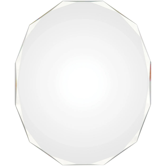 Astor Wall Mirror – All Glass with Polished Cut Edges