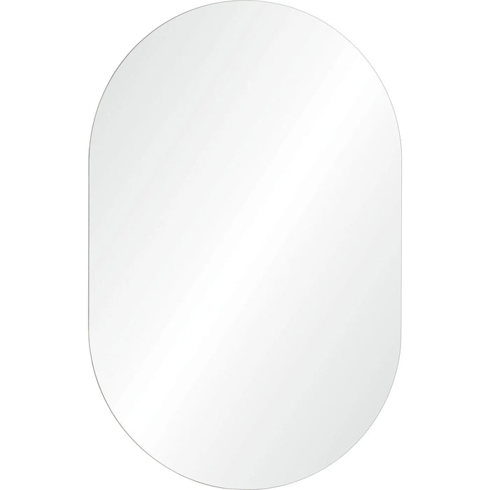 Salta Oval Wall Mirror – Frameless Polished Glass