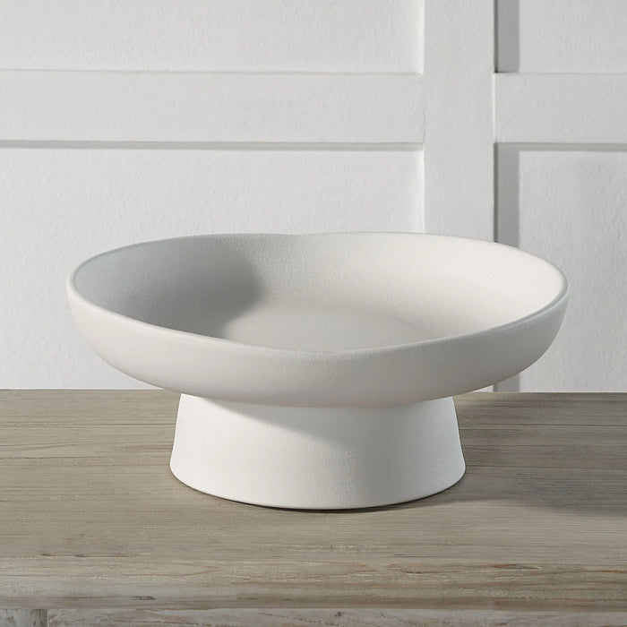 Malabo Ceramic Bowl – Matte Off-White