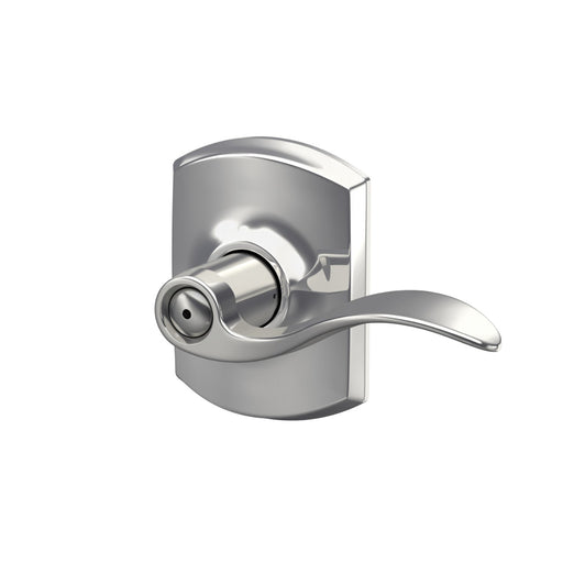 Accent Privacy Lever - Bright Chrome - Privacy Lever
