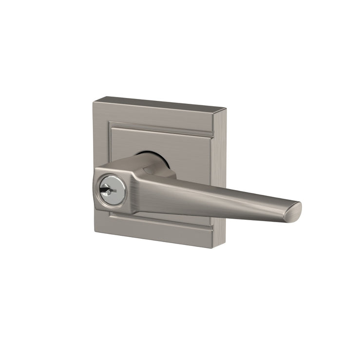 Eller Entry Lever - Satin Nickel - Entry Lever