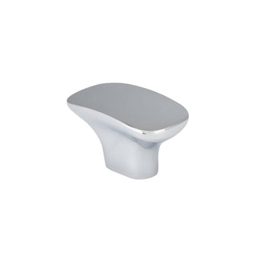 Richelieu 7345 cabinet knob in chrome angle view