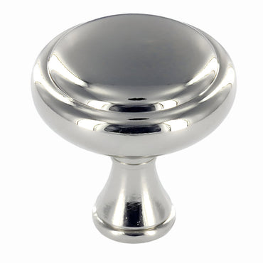 7903 Traditional Metal Knob - Polished Nickel - Cabinet Knob