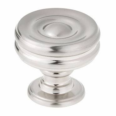 8725 Modern Metal Knob - Brushed Nickel - Cabinet Knob