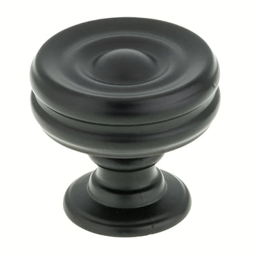 8725 Modern Metal Knob - Matte Black - Cabinet Knob