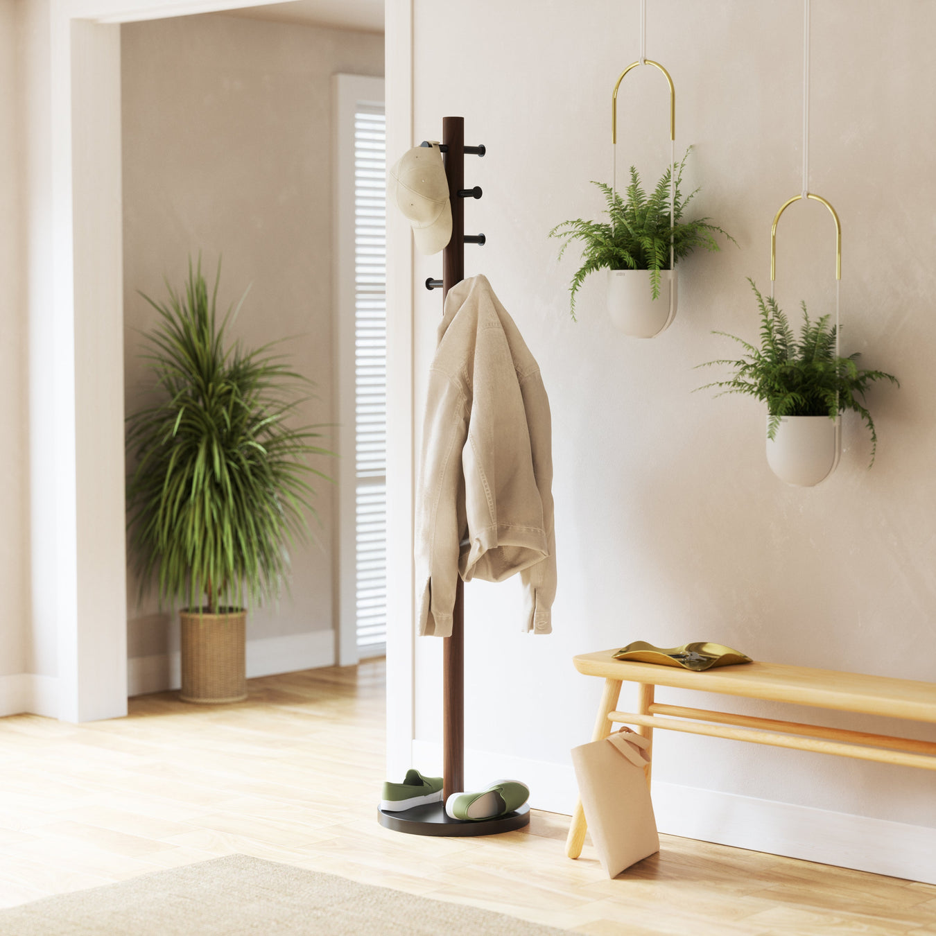 Entryway storage and organization collection – Umbra coat racks, wall hooks, key holders and entryway organizers