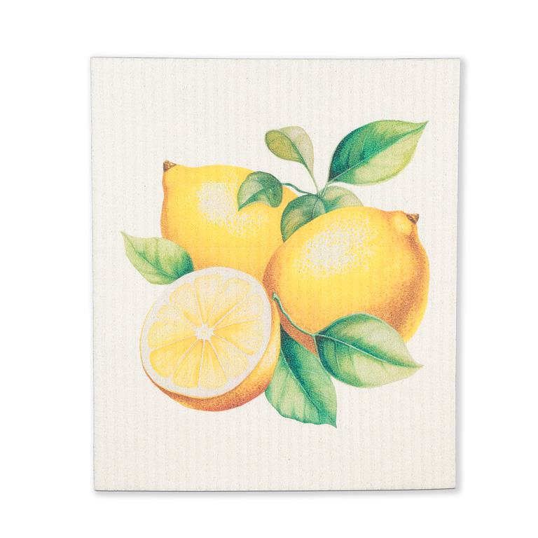 Abbott lemon print dishcloths — Early Summer Collection