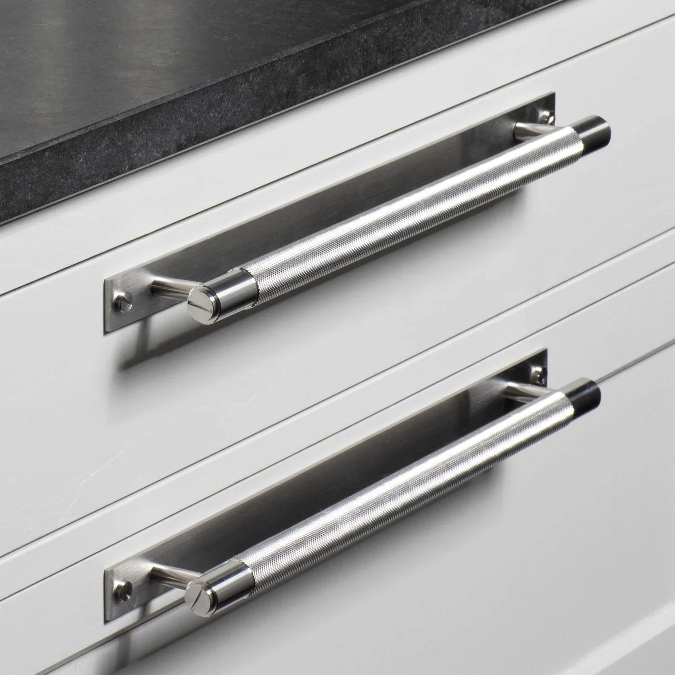 Cabinet pulls collection – bar, arch, edge, cup and finger pulls for kitchen and bathroom cabinets in modern and transitional finishes