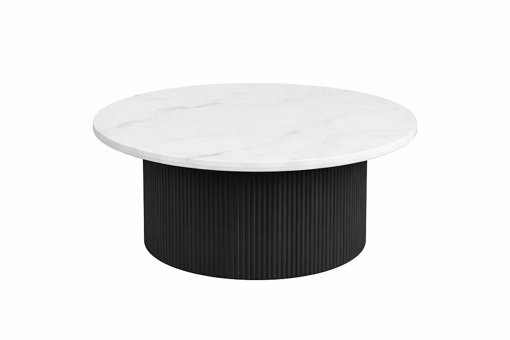 Roman Coffee Table with Black Base