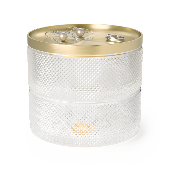 Tesora Glass Storage Box