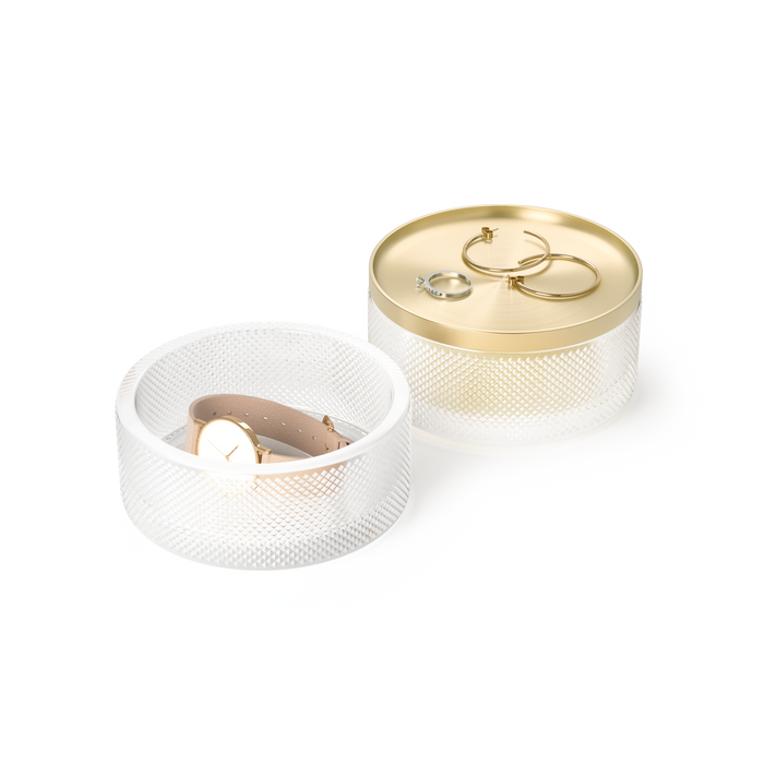 Tesora Glass Storage Box