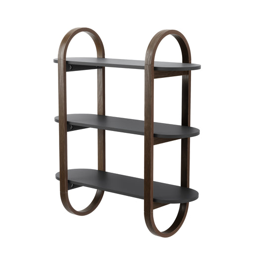 Umbra Bellwood Wall Shelf - Black/Walnut - Wall Shelves