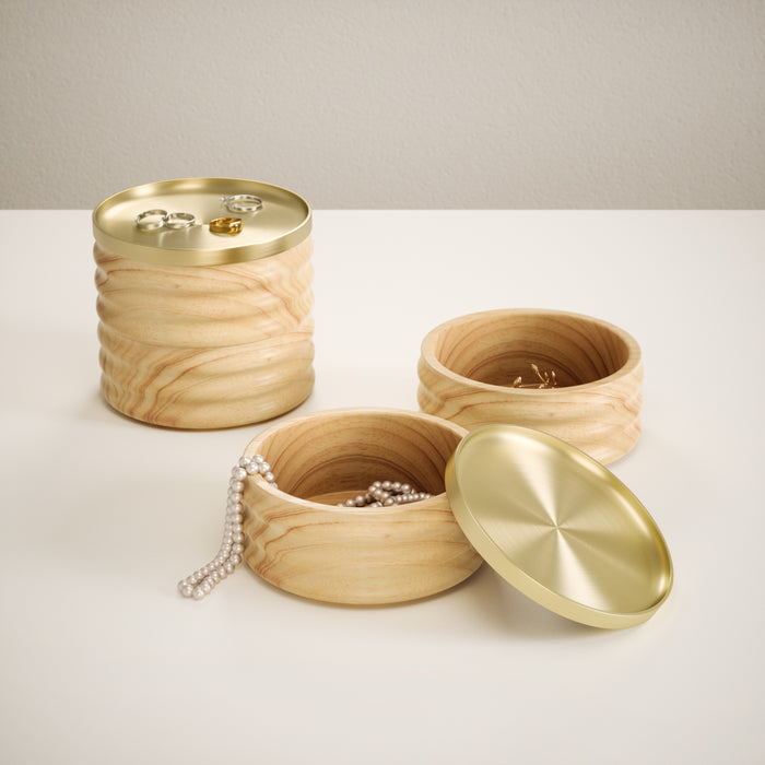 Tesora Wood Storage Box